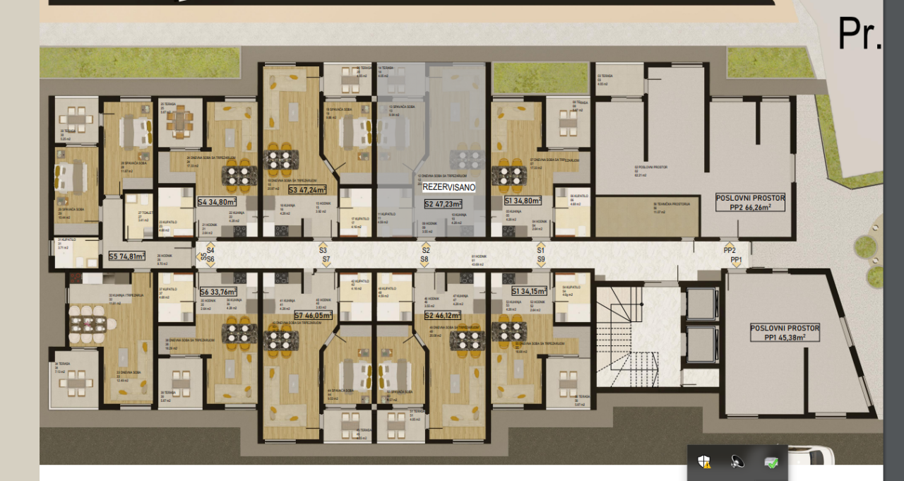 Piso en el Bar, Montenegro, 34 m² - imagen 1