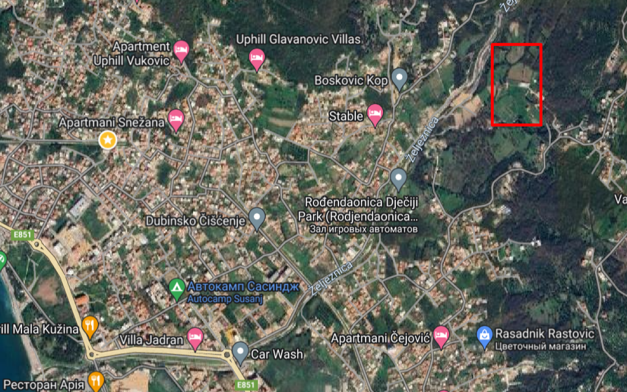 Grundstück Zupci, Montenegro, 1 054 m² - Foto 1