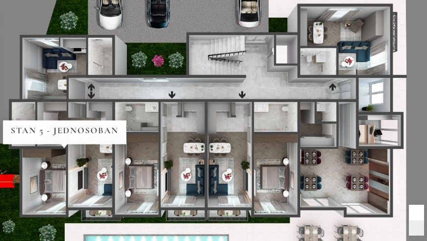 Flat in Bar, Montenegro, 51 m² - picture 4