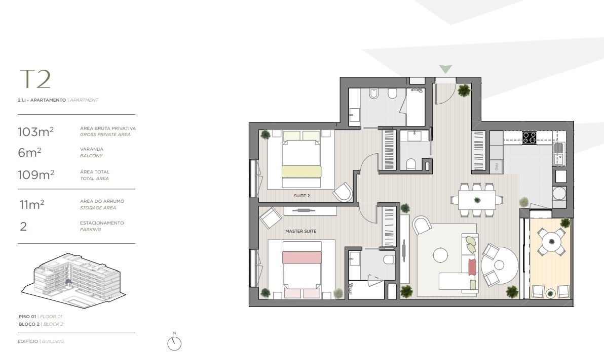 Appartamento a Carcavelos, Portogallo, 147 m² - foto 15