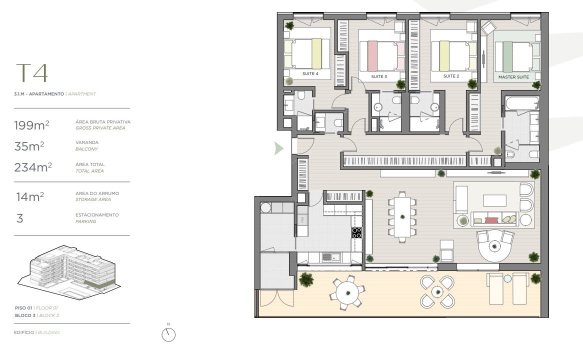 Apartment in Carcavelos, Portugal, 290 m² - Foto 15