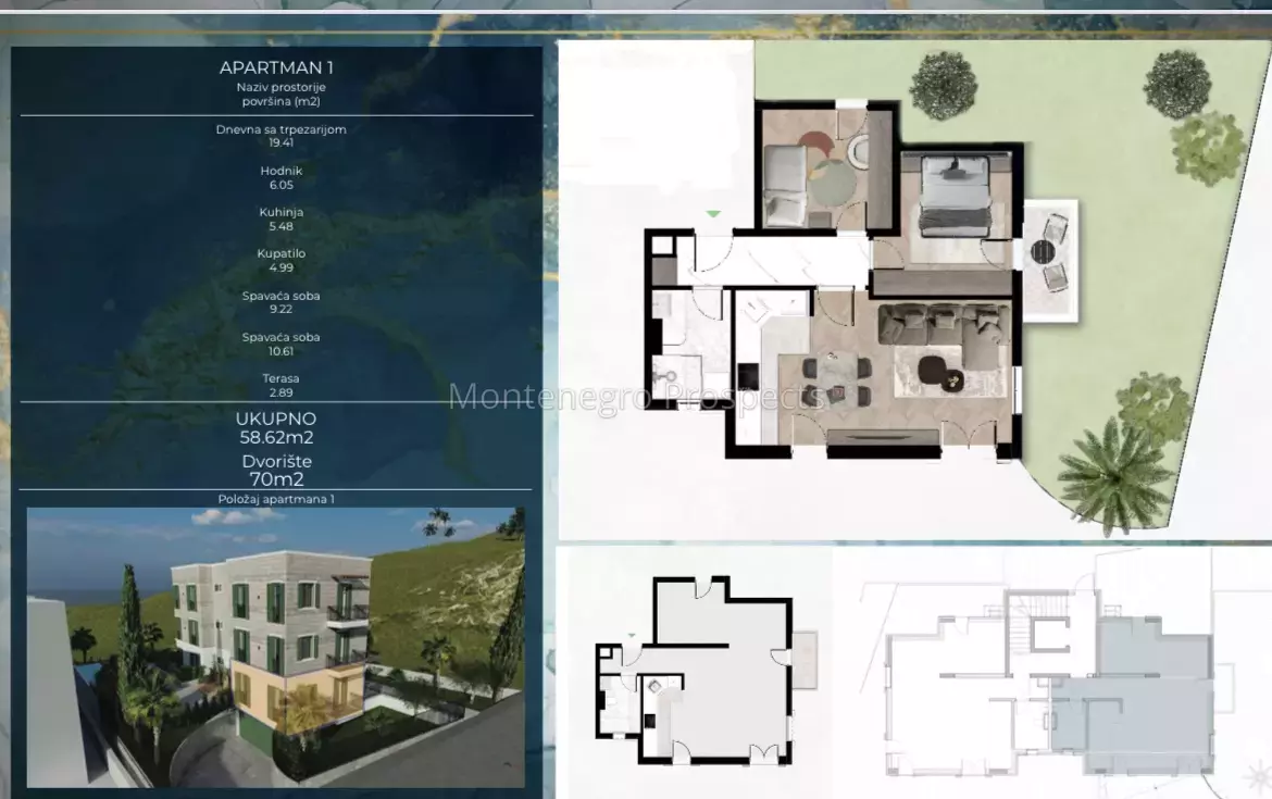 Appartement à Tivat, Monténégro, 60 m² - image 8