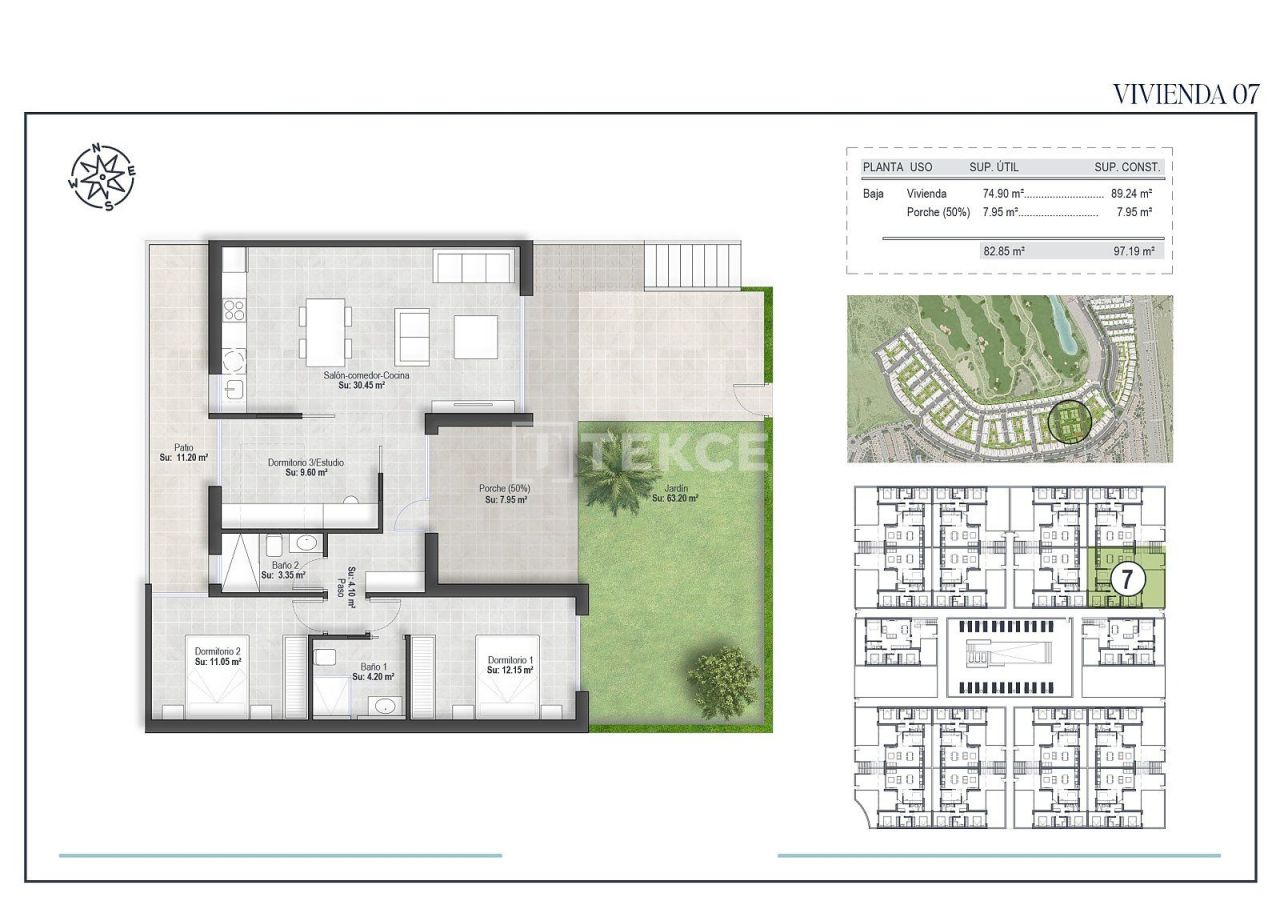 Ático en Fuente Álamo, España, 88 m² - imagen 11