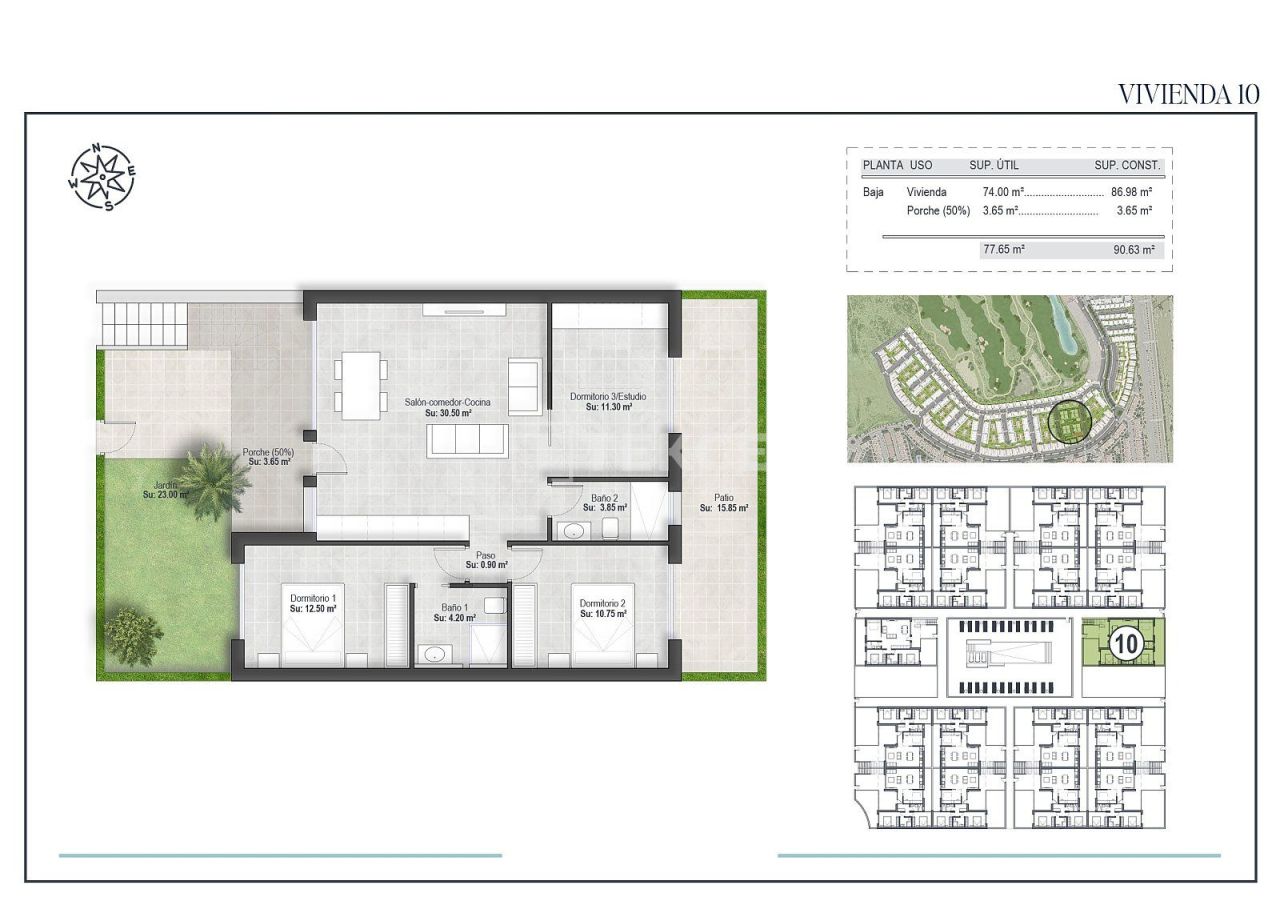 Ático en Fuente Álamo, España, 88 m² - imagen 14