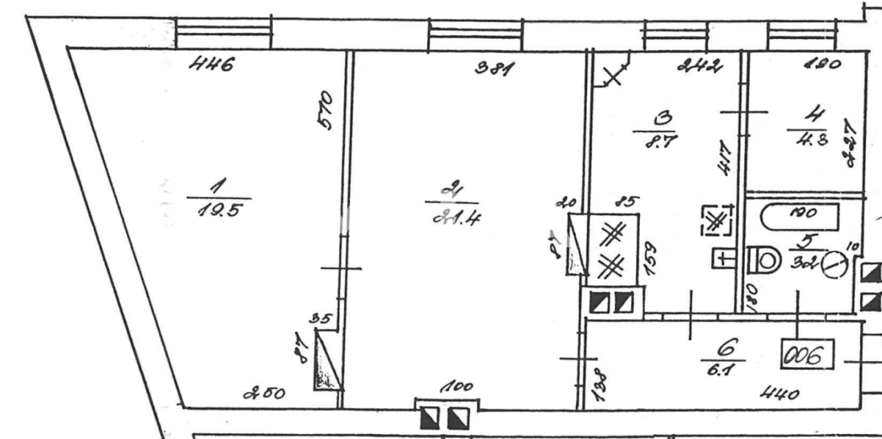 Apartamento en Riga, Letonia, 63 m² - imagen 2