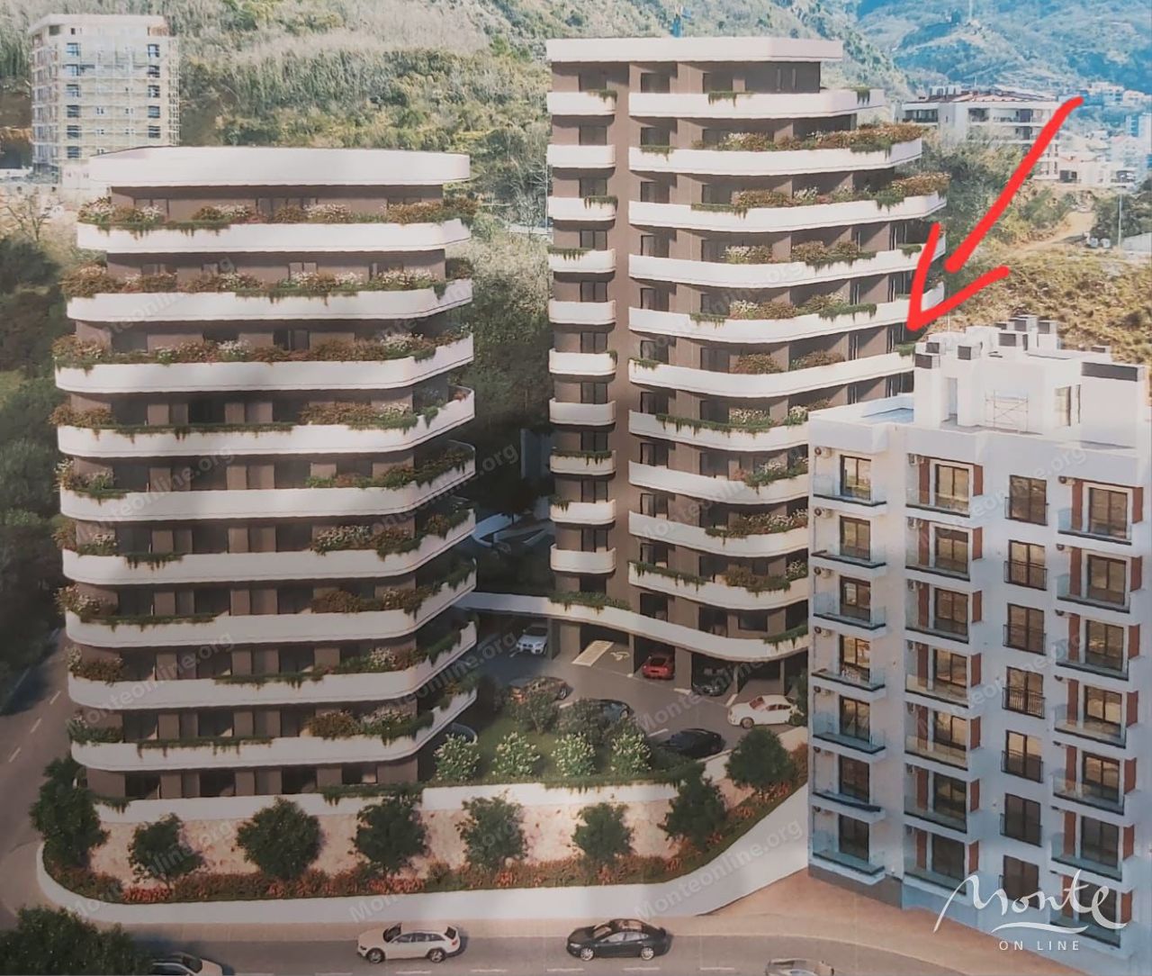 Appartement à Budva, Monténégro, 62 m² - image 1