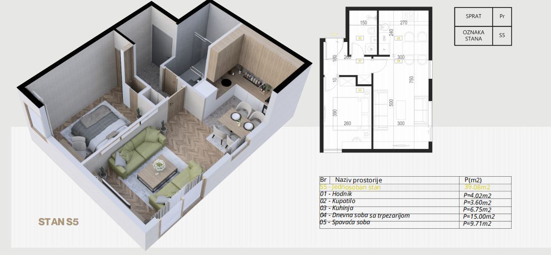 Apartment in Budva, Montenegro, 52.18 m² - Foto 9