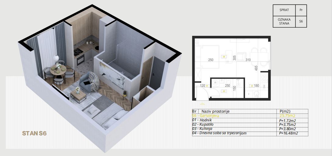 Apartment in Budva, Montenegro, 52.18 m² - Foto 10