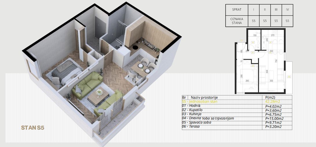 Apartment in Budva, Montenegro, 52.18 m² - Foto 15