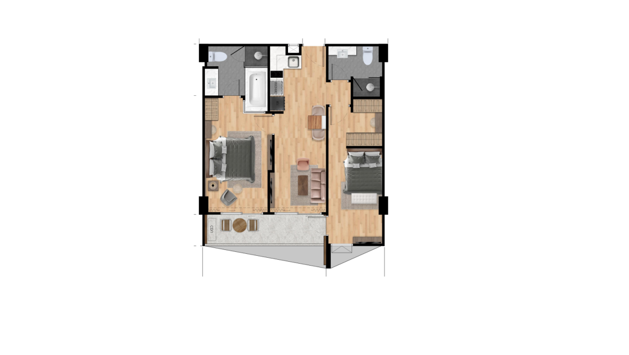 Apartamento en Phuket, Tailandia, 71 m² - imagen 6