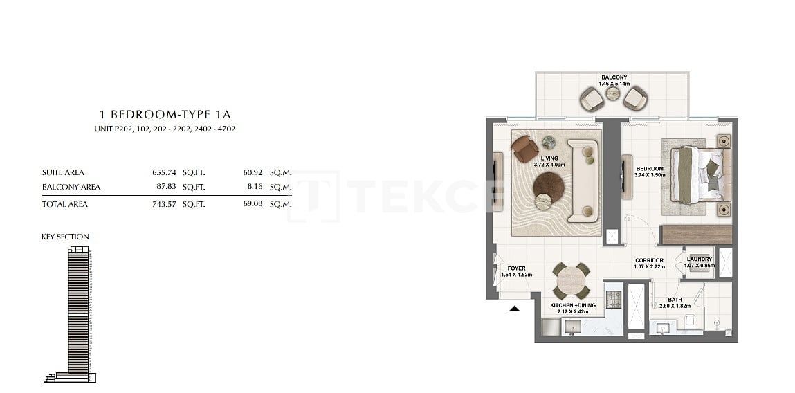 Apartamento en Dubái, EAU, 180 m² - imagen 11