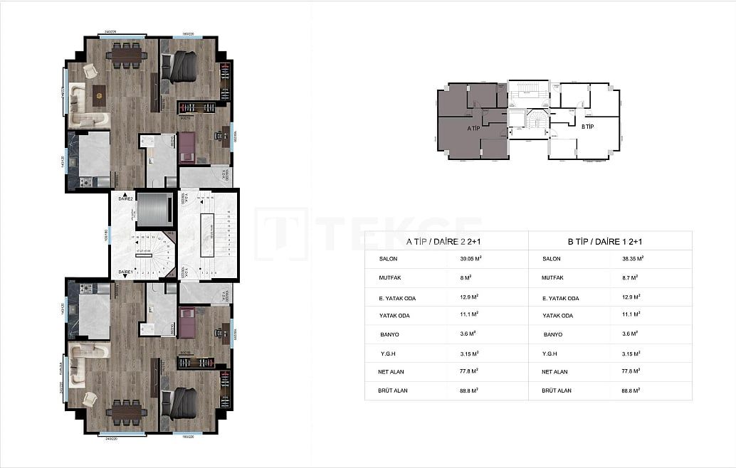 Apartment in Maltepe, Turkey, 88 m² - picture 13