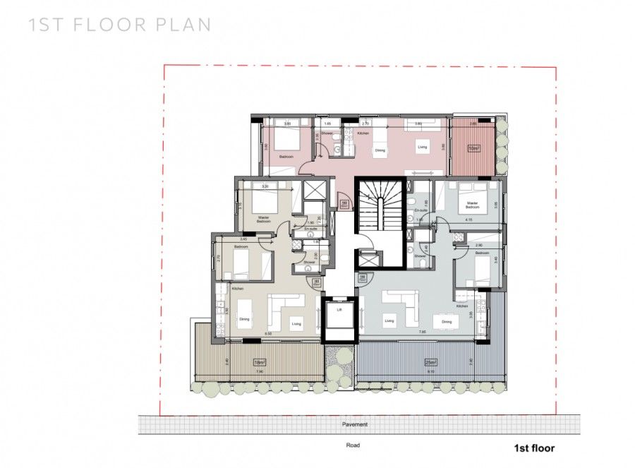 Appartamenti a Limassol, Cipro, 83 m² - foto 3