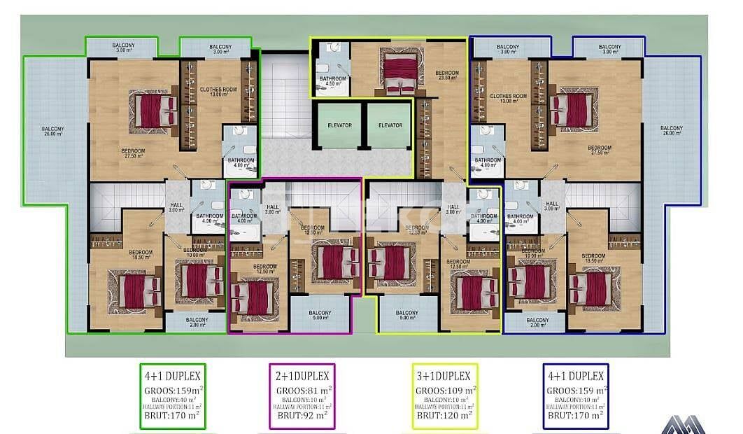 Apartamento en Alanya, Turquia, 120 m² - imagen 17