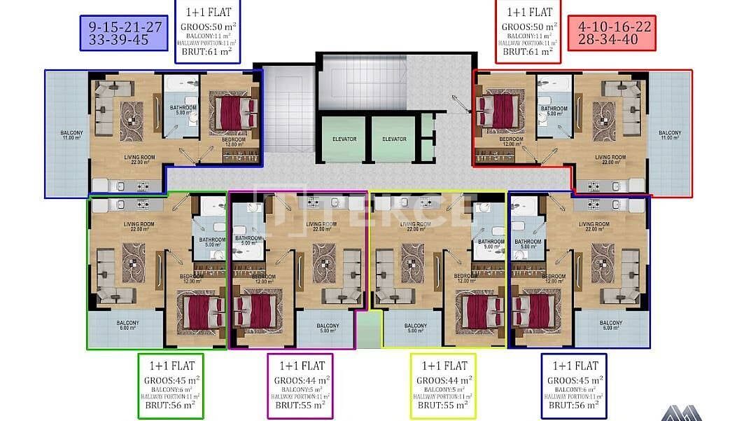 Apartment in Alanya, Türkei, 70 m² - Foto 18