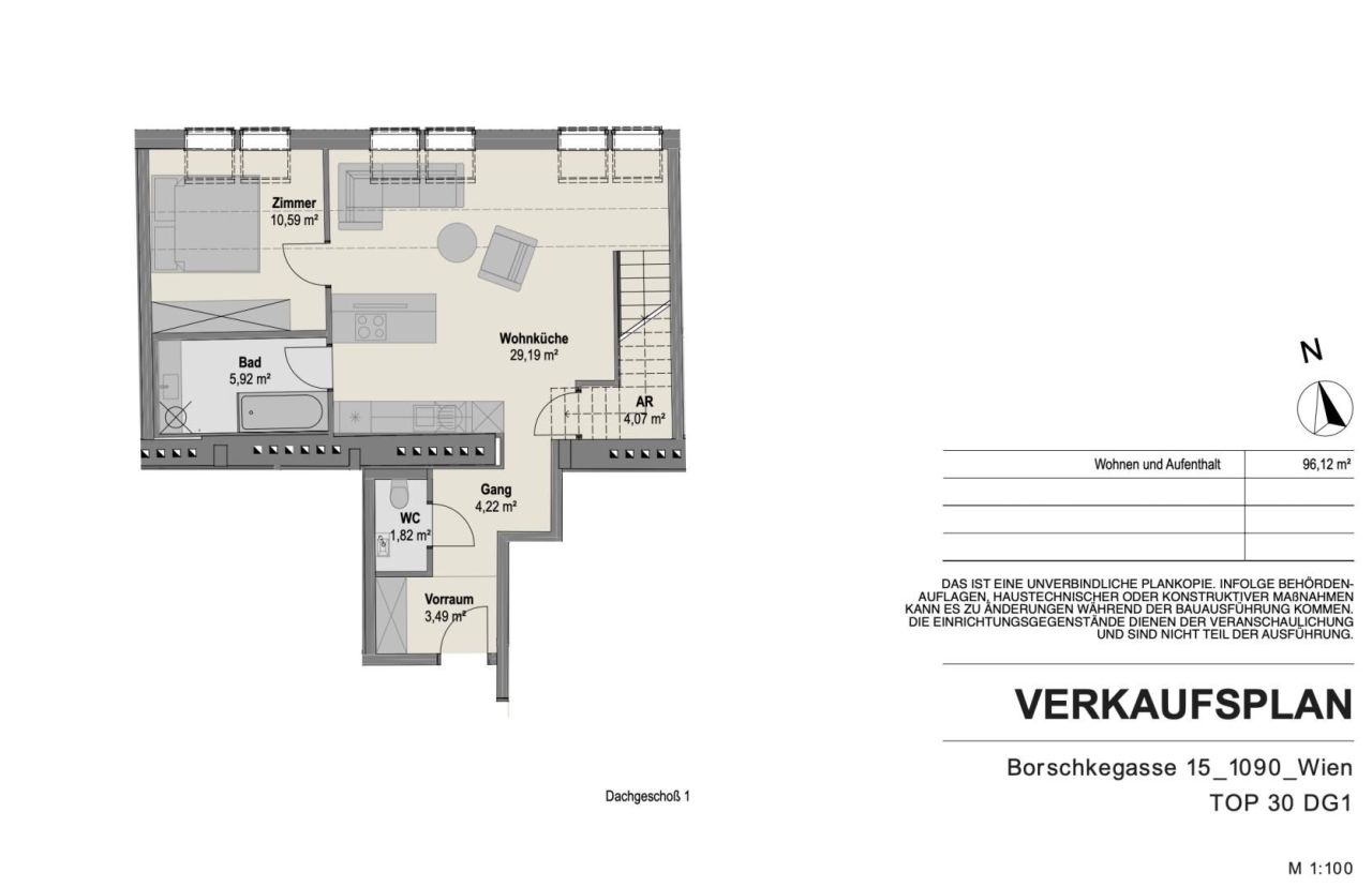 Piso en Viena, Austria, 96.12 m² - imagen 12