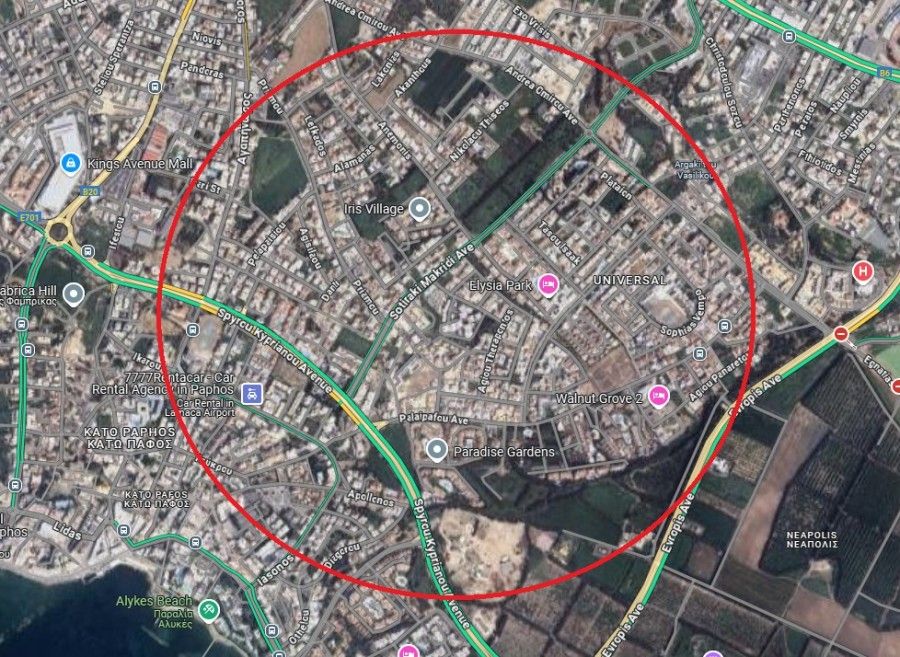 Terrain à Paphos, Chypre, 528 m² - image 1