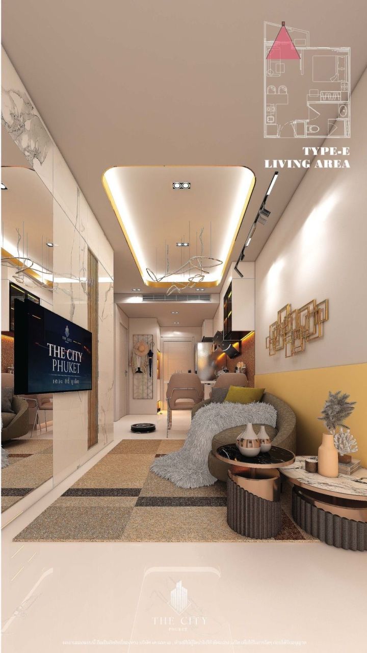 Piso en la isla de Phuket, Tailandia, 39 m² - imagen 1