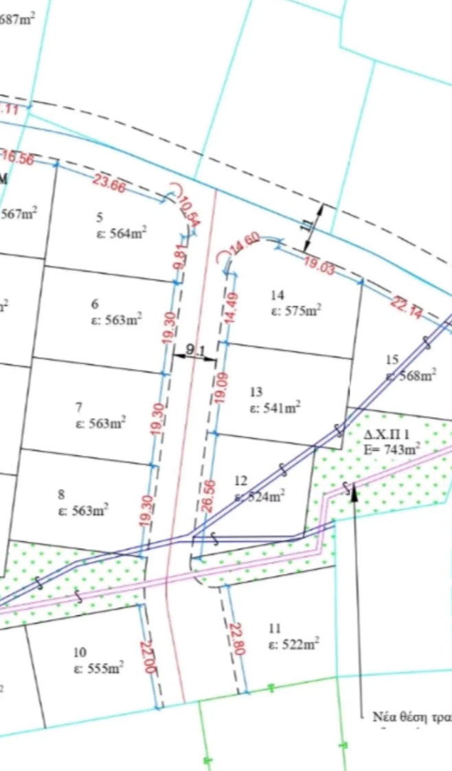 Terrain à Nicosie, Chypre, 524 m² - image 1