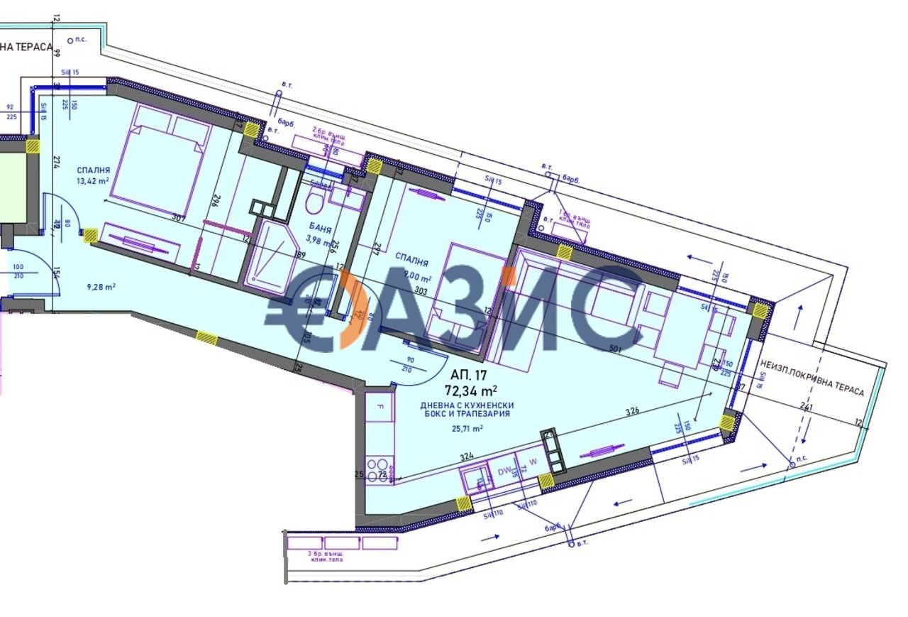 Apartment in Sarafovo, Bulgaria, 129.1 m² - picture 1