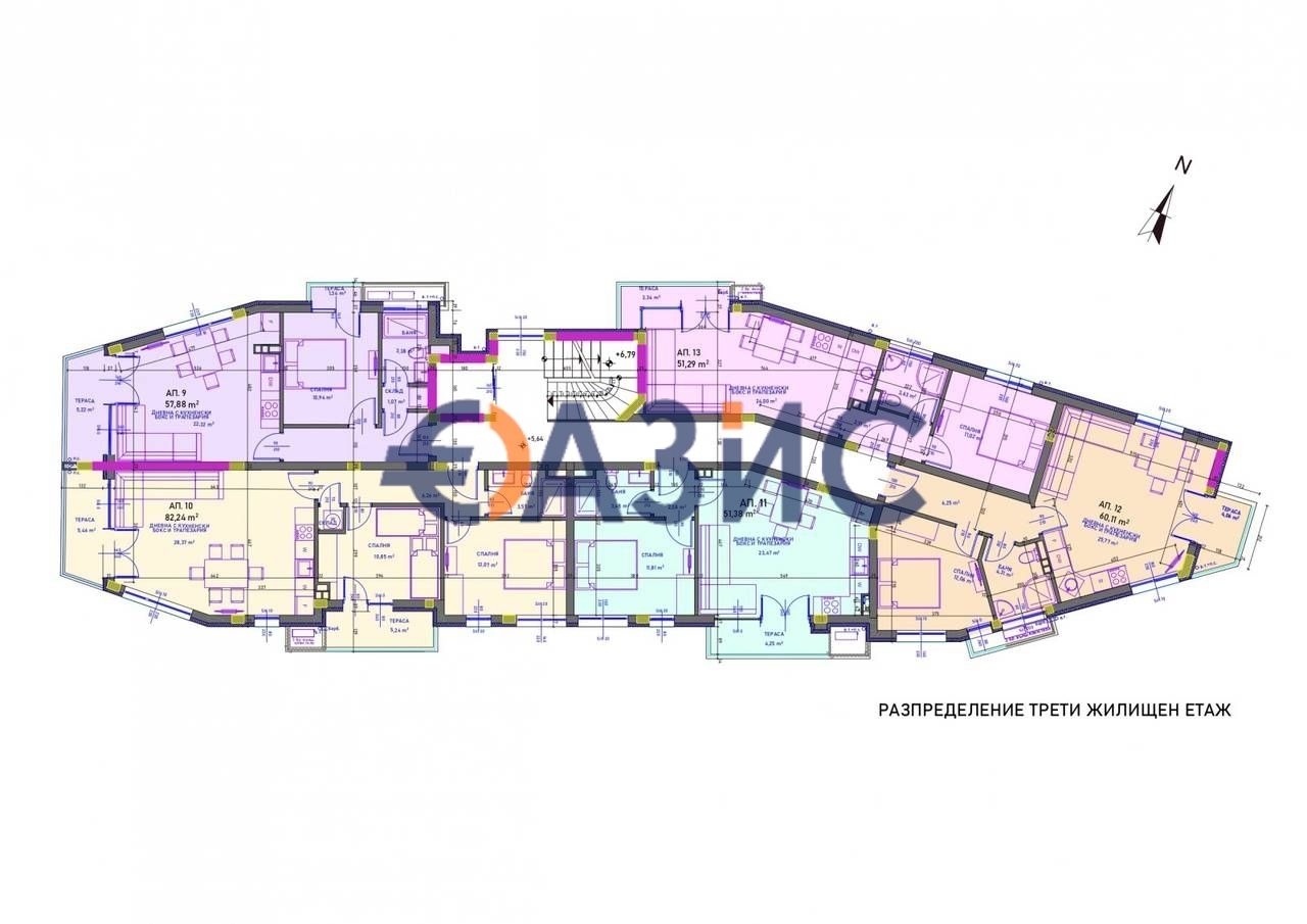 Apartment in Burgas, Bulgarien, 67.4 m² - Foto 7