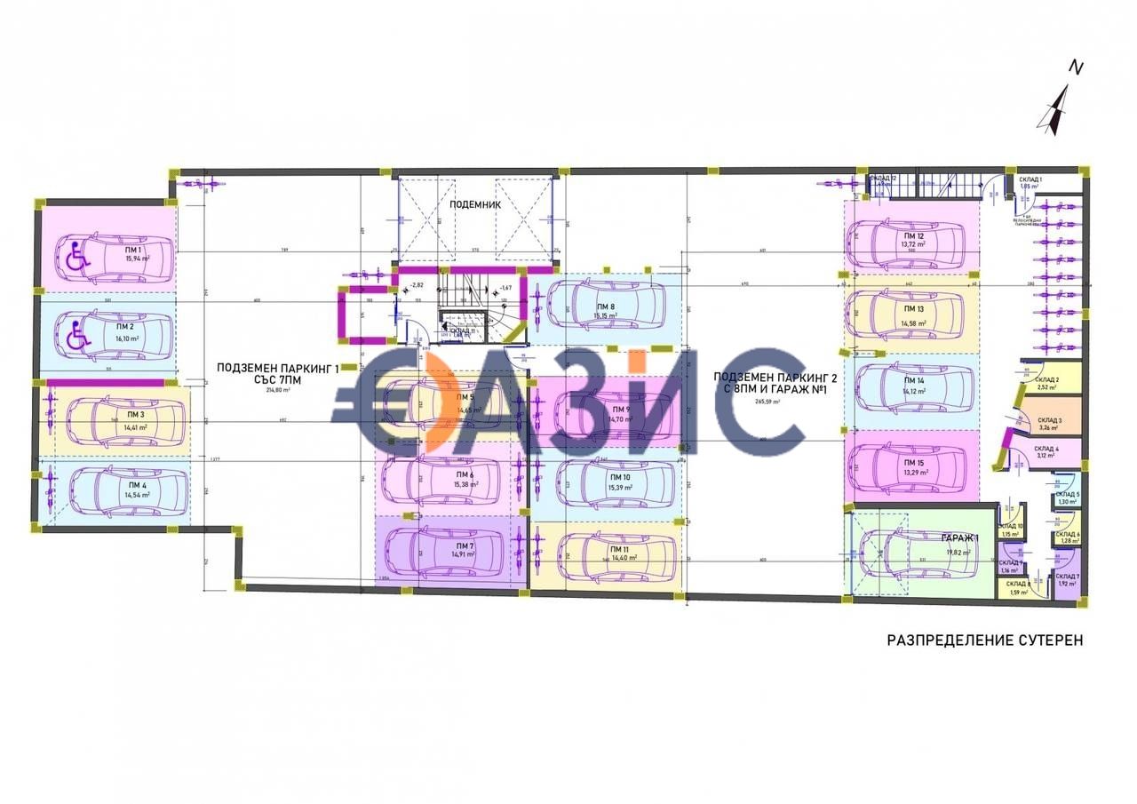 Apartment in Burgas, Bulgarien, 67.4 m² - Foto 8