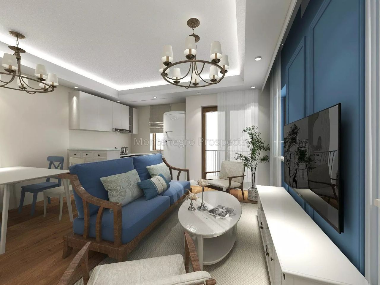 Apartment in Risan, Montenegro, 48 m² - Foto 1