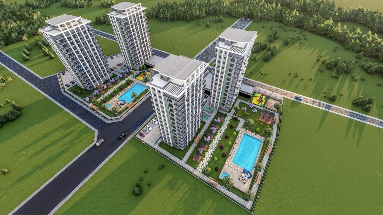 Piso en Mersin, Turquia, 58 m² - imagen 1