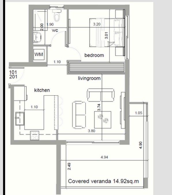 Apartamento en Limasol, Chipre, 67 m² - imagen 2