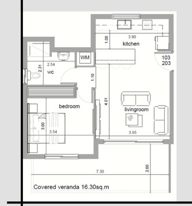 Apartment in Limassol, Zypern, 68 m² - Foto 15