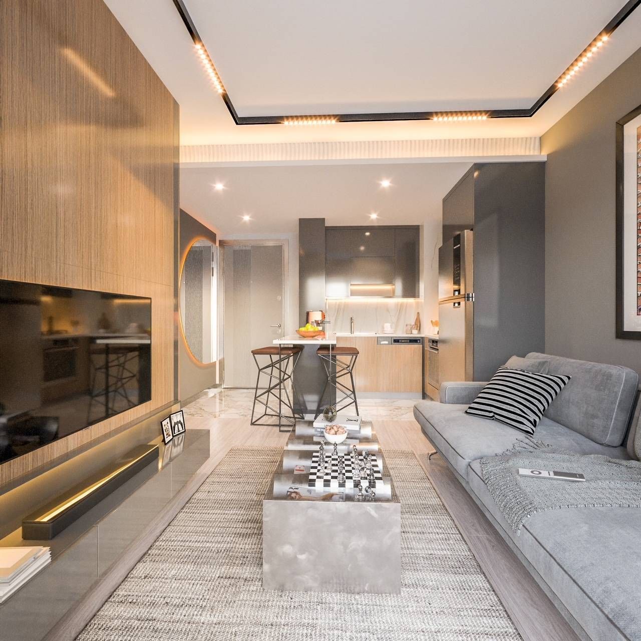 Wohnung in Mersin, Türkei, 70 m² - Foto 1