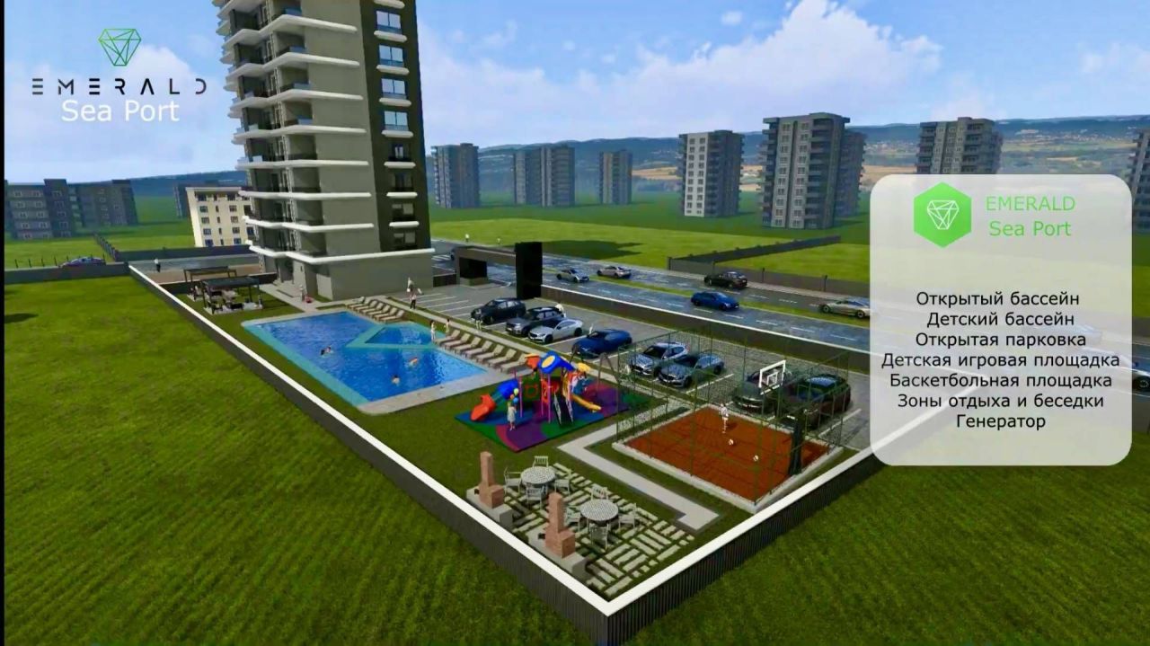 Wohnung in Mersin, Türkei, 60 m² - Foto 1