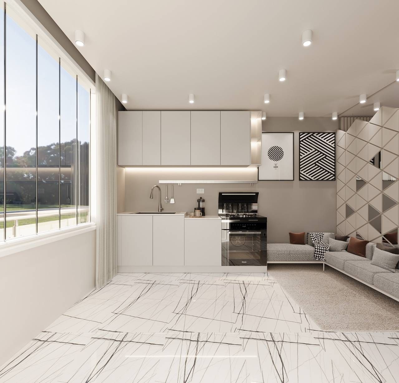Wohnung in Mersin, Türkei, 35 m² - Foto 1