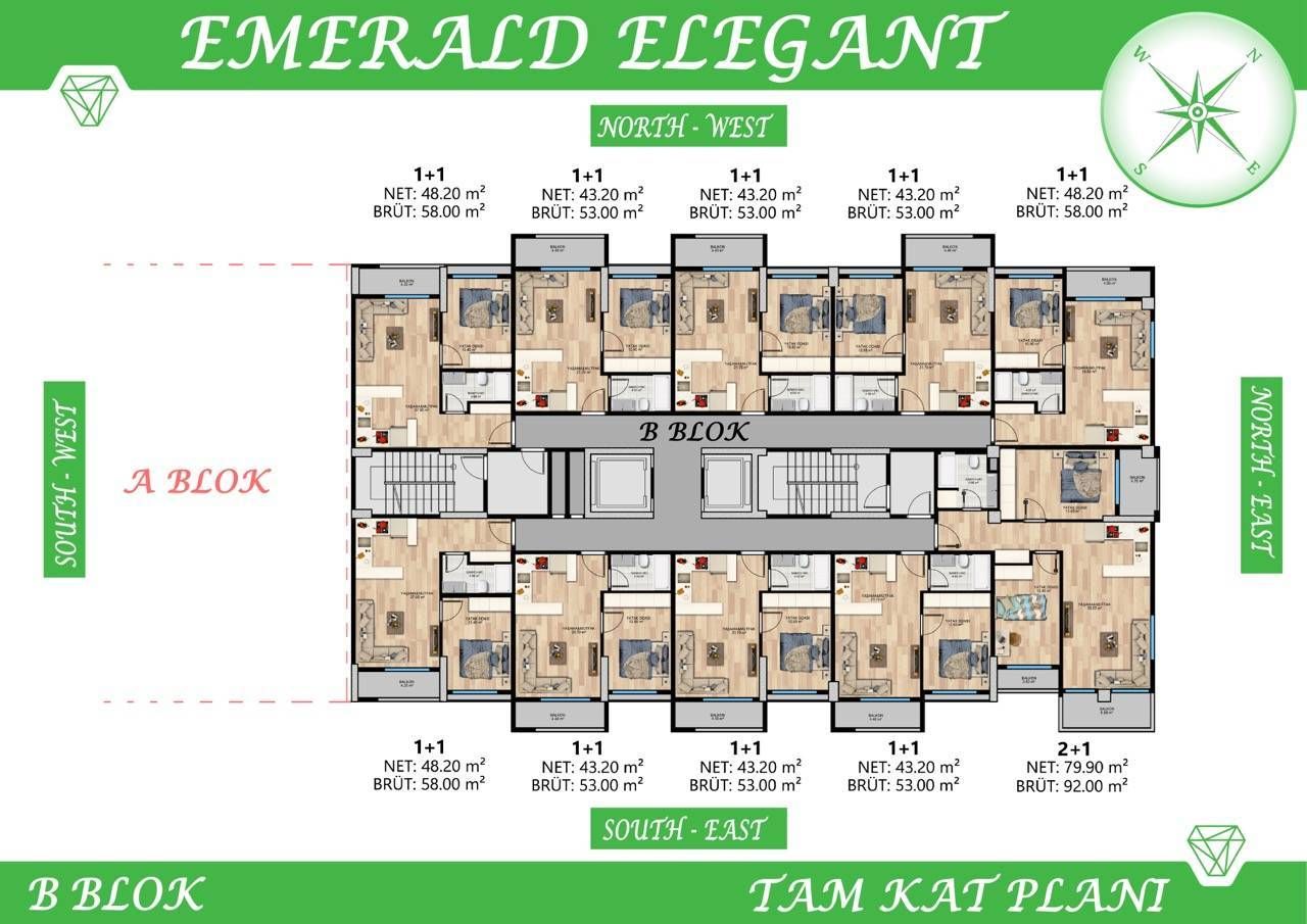 Flat in Mersin, Turkey, 90 m² - picture 5