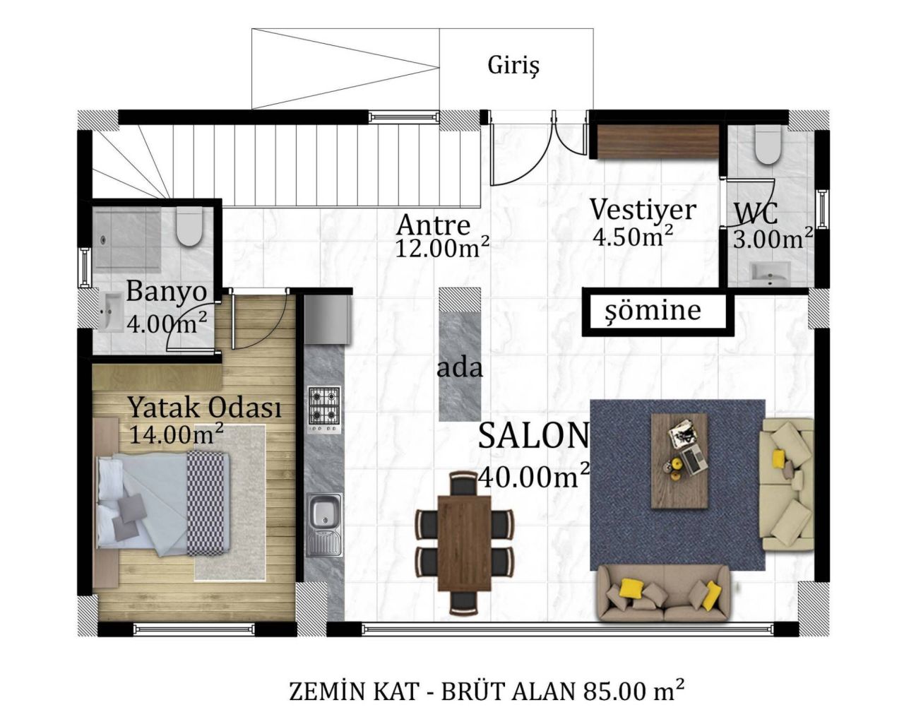 Villa a Mersin, Turchia, 198 m² - foto 6