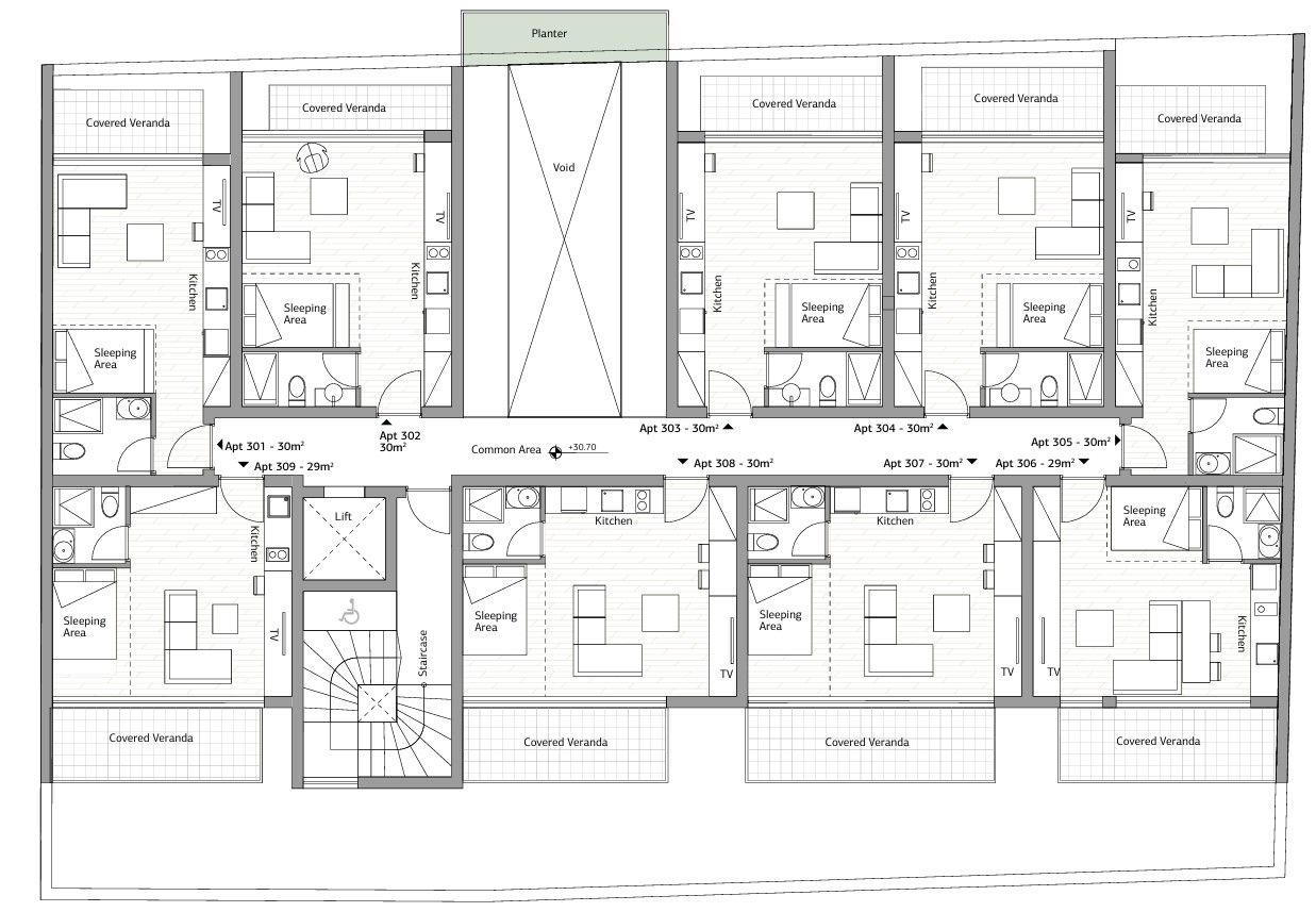 Studio in Limassol, Cyprus, 35 m² - picture 14