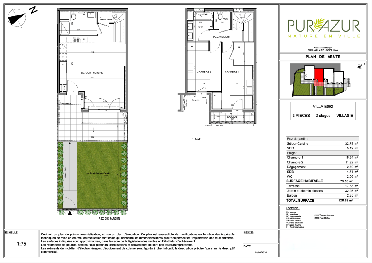 Villa a Vallauris, Francia, 75.5 m² - foto 7