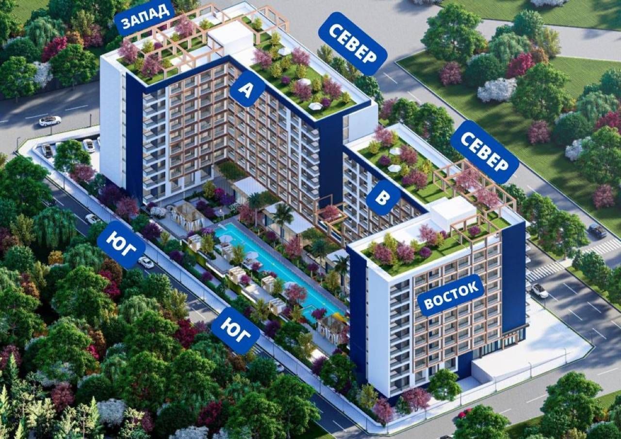 Appartement à Mersin, Turquie, 54 m² - image 1