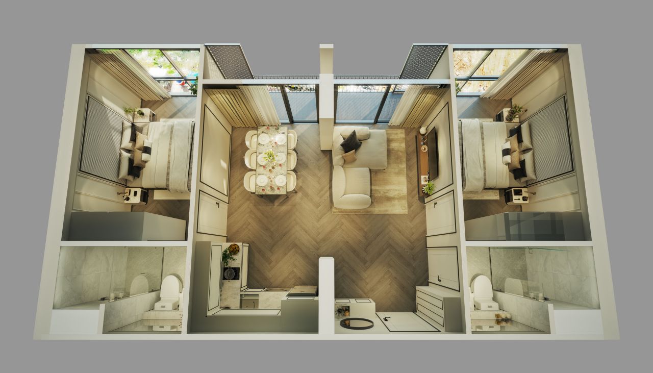 Wohnung in Insel Phuket, Thailand, 64 m² - Foto 8