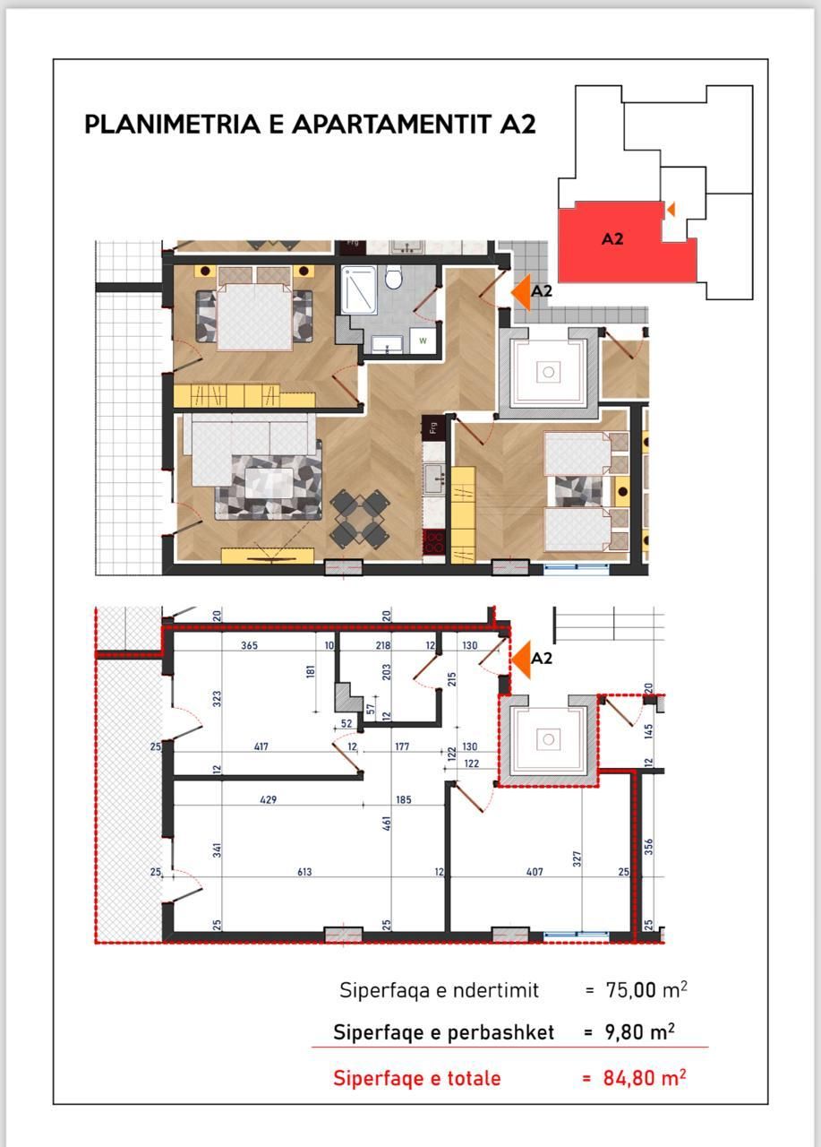Piso en Durres, Albania, 84.7 m² - imagen 16