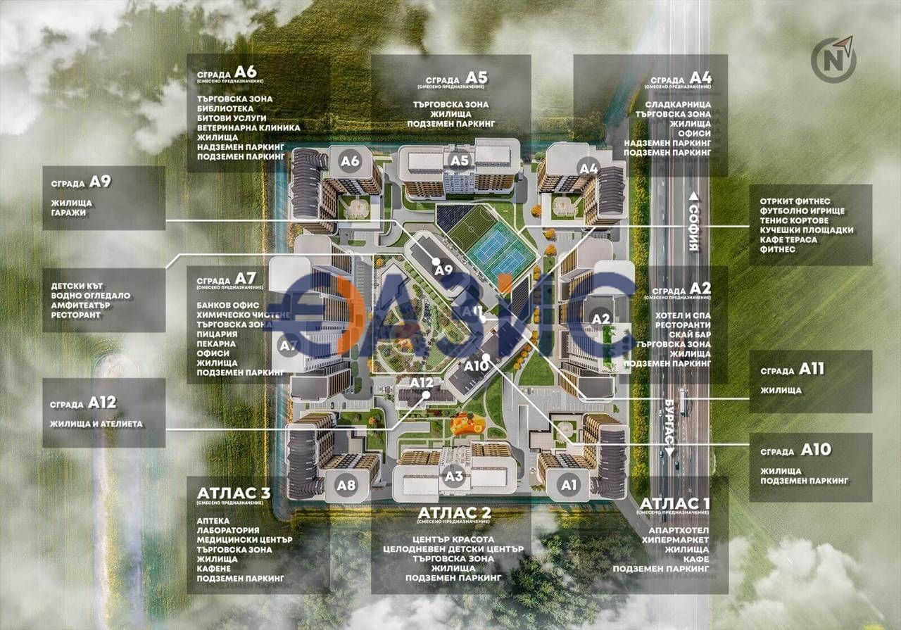 Apartment in Burgas, Bulgarien, 75.8 m² - Foto 3