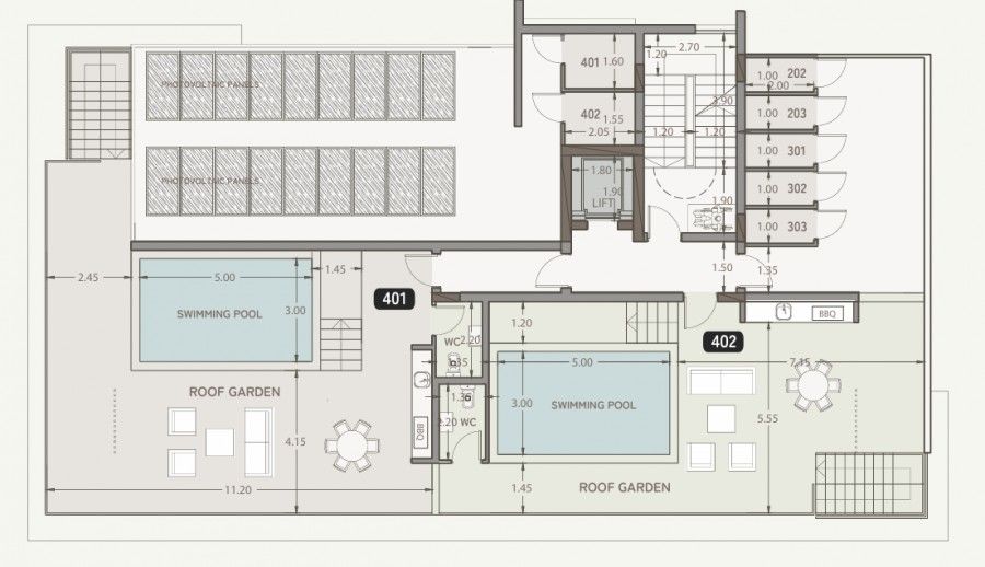 Penthouse à Limassol, Chypre, 219 m² - image 11