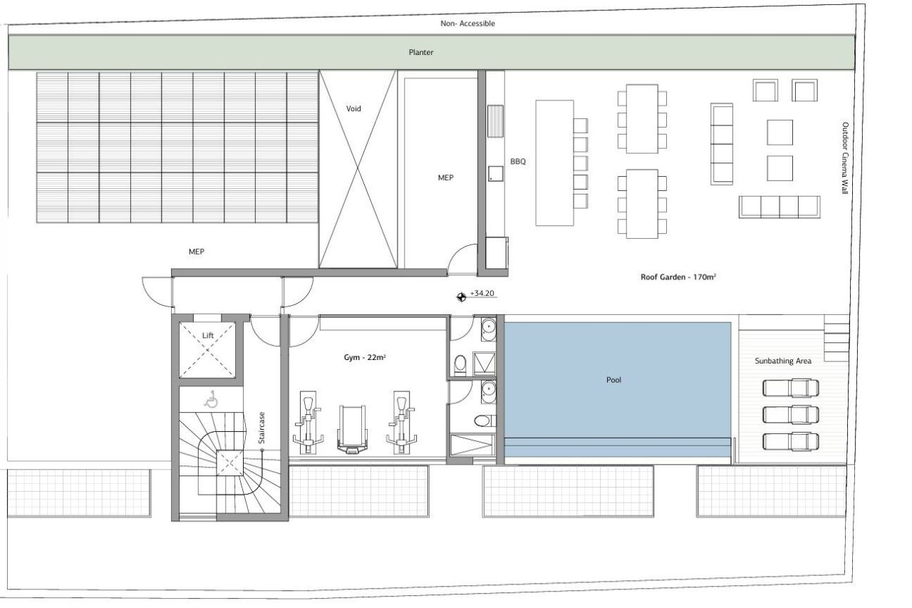 Studio in Limassol, Cyprus, 35 m² - picture 13