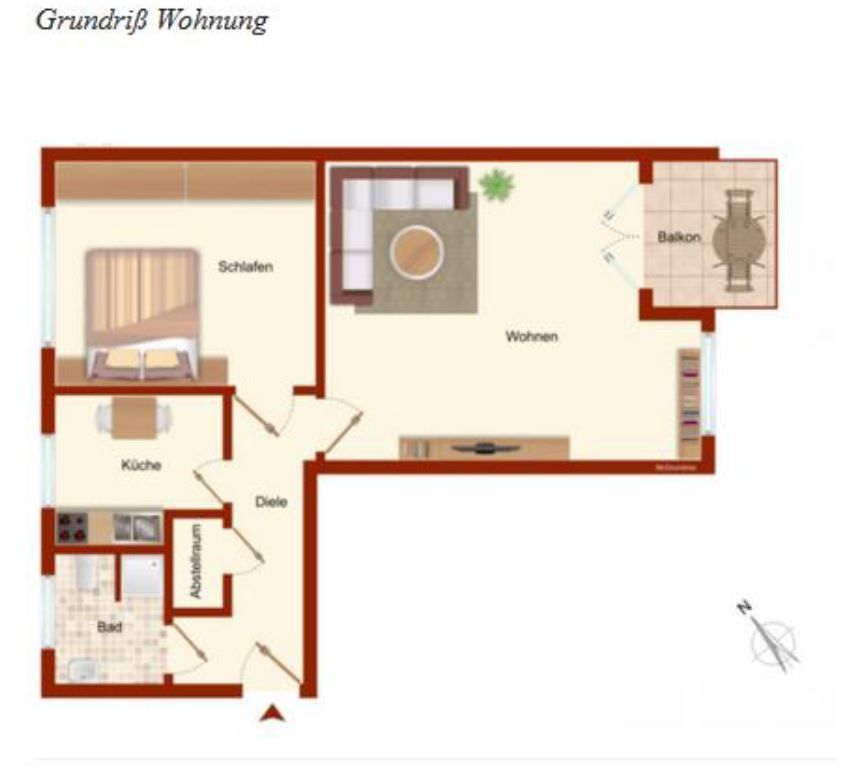 Apartment in Berlin, Deutschland, 55 m² - Foto 14