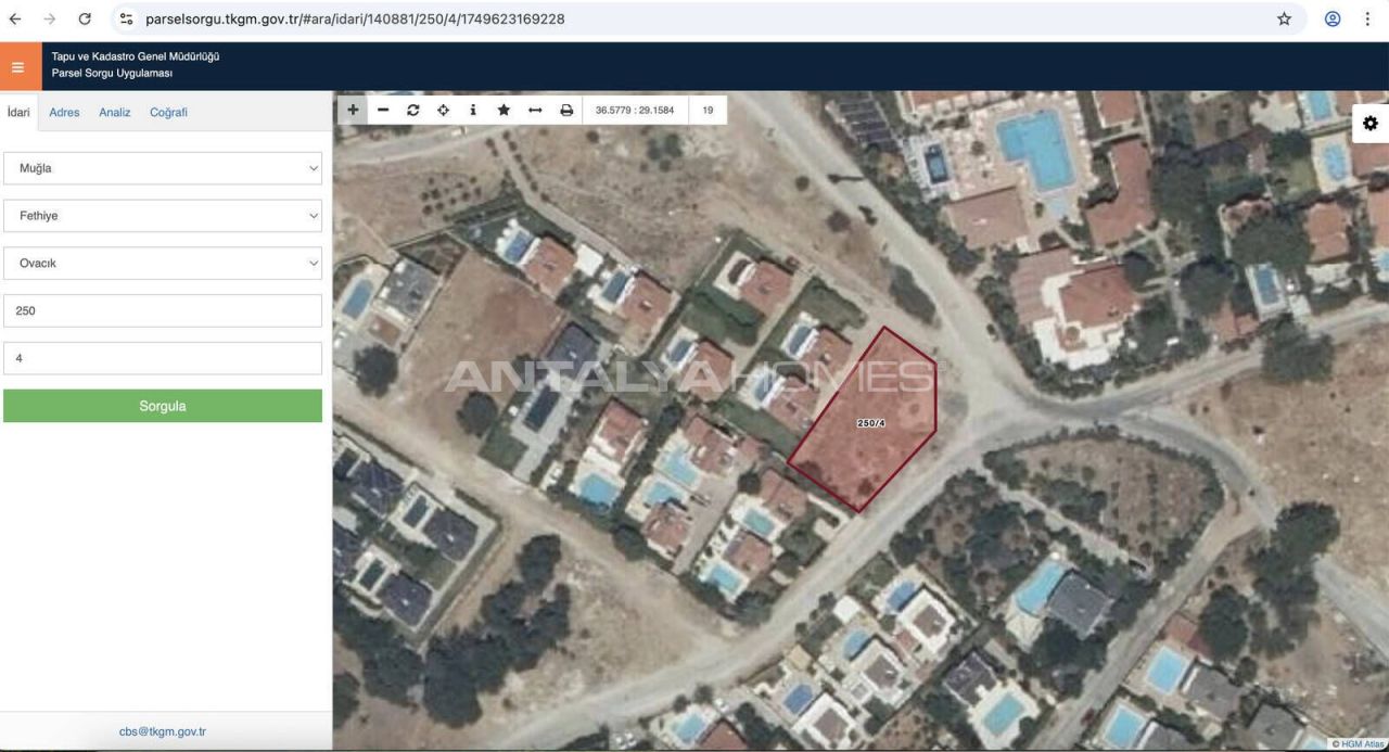 Grundstück in Fethiye, Türkei, 908 m² - Foto 11