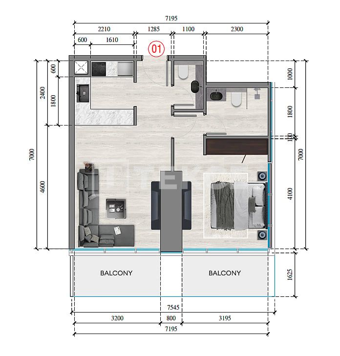 Appartement à Dubaï, EAU, 210 m² - image 12