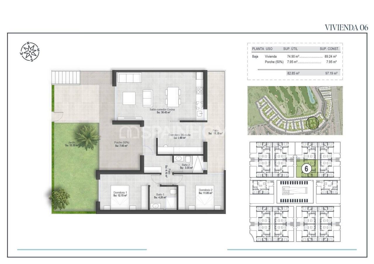 Penthouse in Fuente Alamo, Spain, 74 m² - picture 9