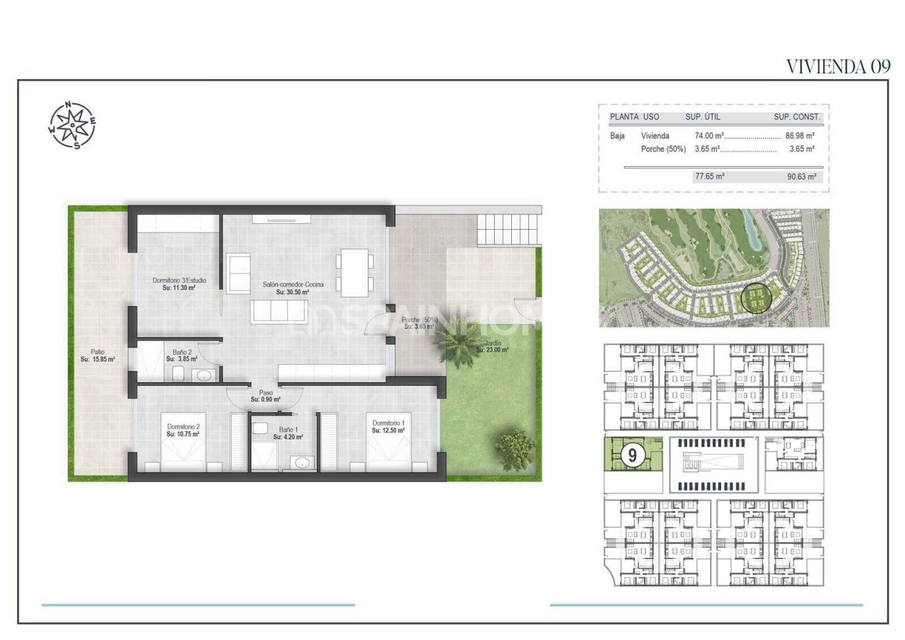 Penthouse in Fuente Alamo, Spain, 88 m² - picture 12