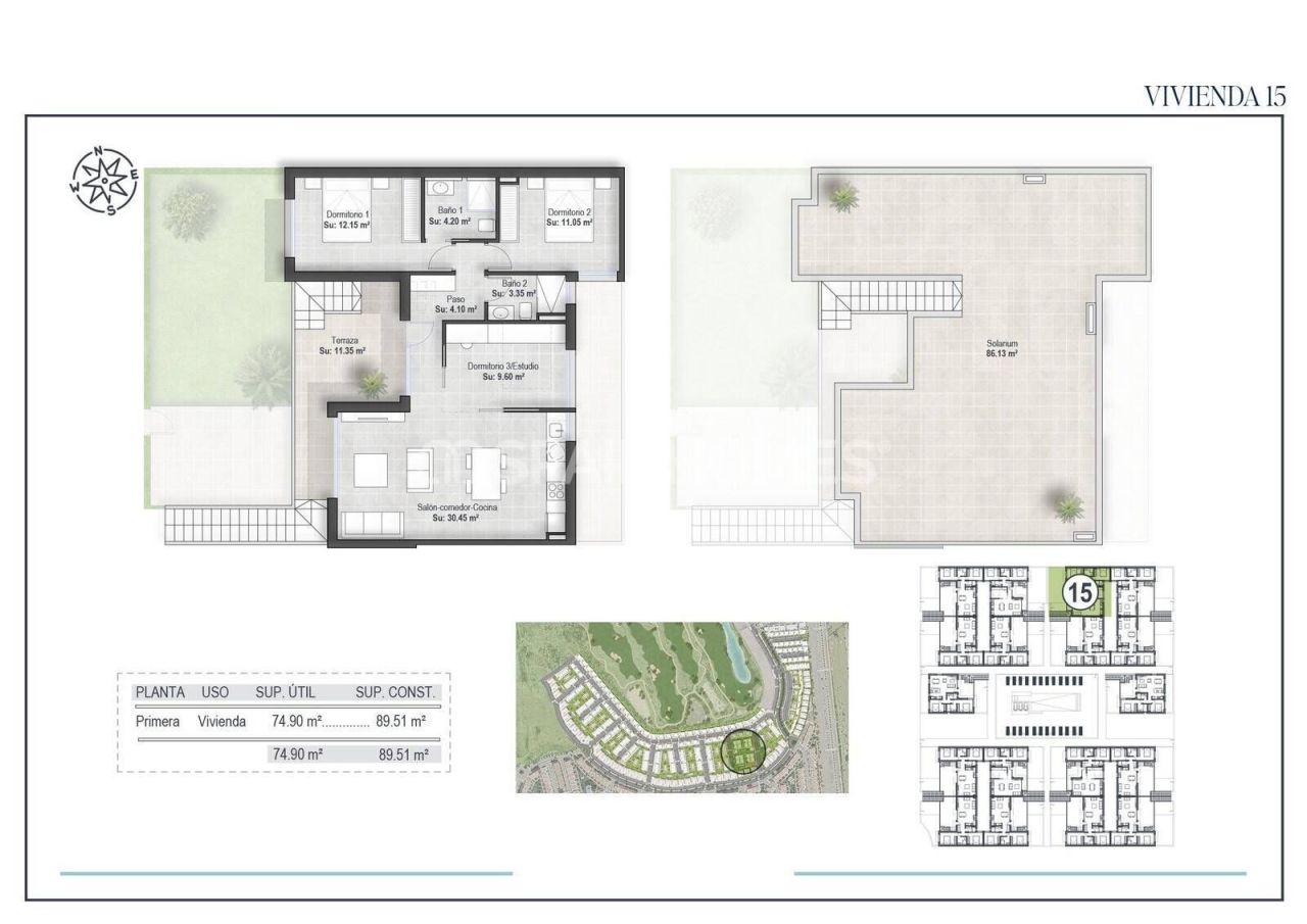 Penthouse in Fuente Alamo, Spain, 74 m² - picture 18