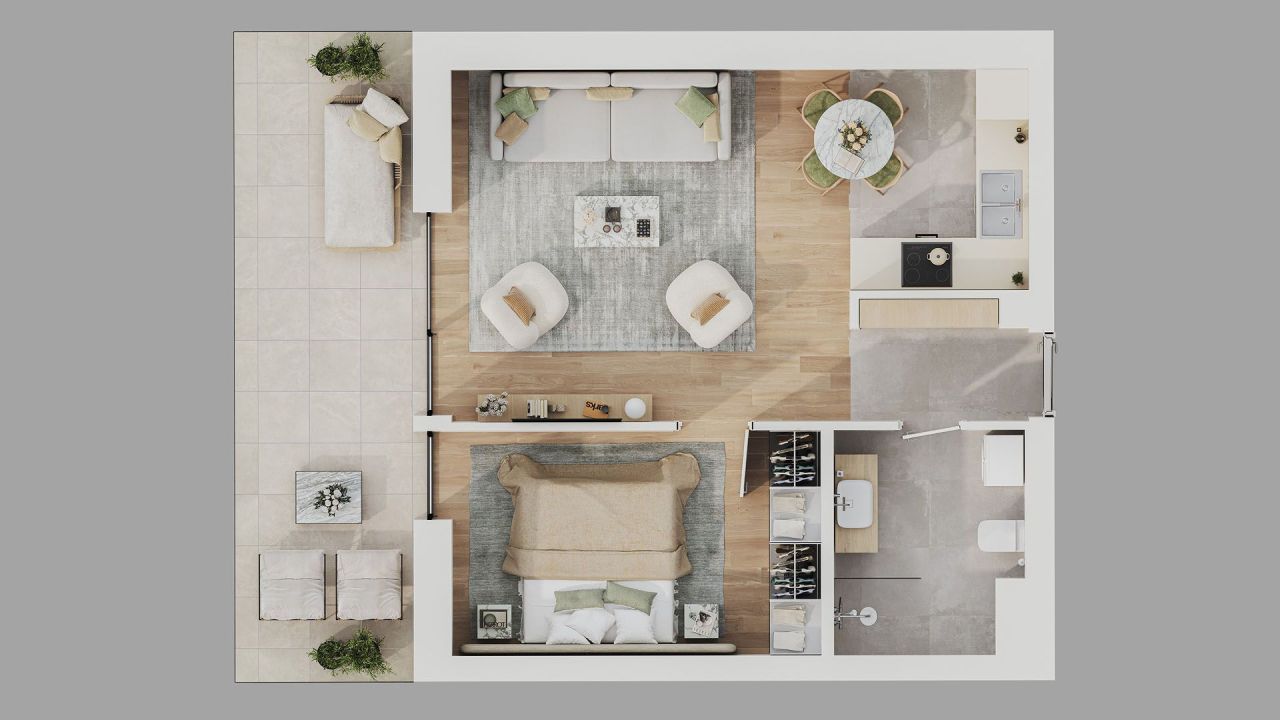 Appartement à Hévíz, Hongrie, 52 m² - image 2